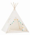 Tipi dla dzieci teczowy pomponik