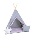 Namiot Tipi babelkowe z mata i poduszkami