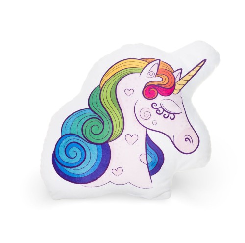 Poduszka dekoracyjna jednorozec z tecza