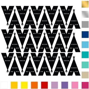 Tipi - Naklejki na ścianę dla dzieci