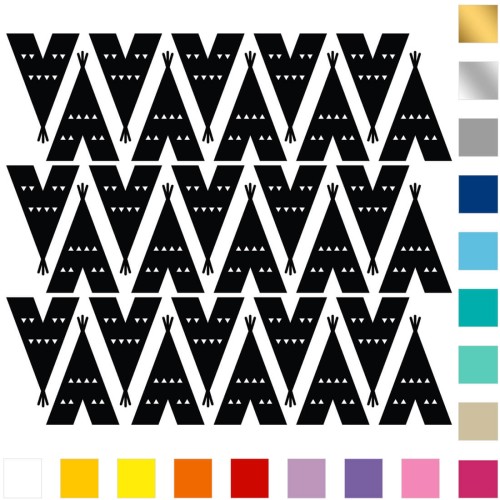 Naklejki na sciane dla dzieci tipi