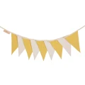 Girlanda lniana w kolorze zoltym miod