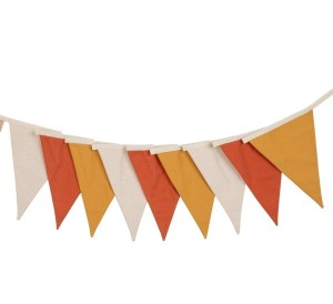 Bawełniana girlanda Ochra