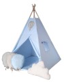 Namiot Tipi Blekitne + zawieszka Balon 24h