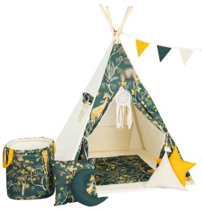 Namiot Tipi Safari z matą i poduszkami