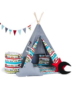 Namiot tipi dla chłopca Autkowy Rajd