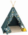 Tipi dla dzieci Szmaragdowy Kącik z matą i poduszkami