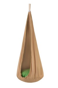 Huśtawka kokon dla dzieci Hop sa sa - brązowa