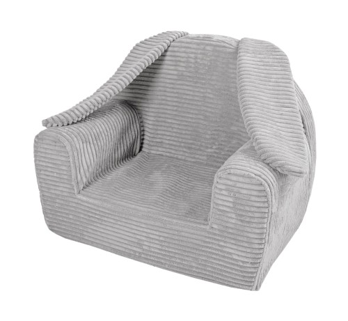 Fotelik dla dziecka Królik Jasny Szary