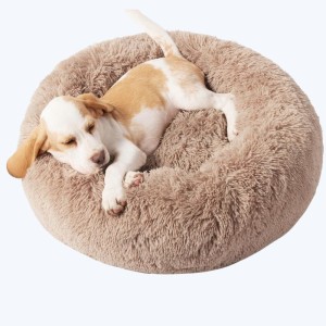 Pluszowe legowisko dla psa Chmurka Jasny Brąz