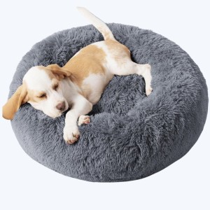 Pluszowe legowisko dla psa Chmurka Grafitowa