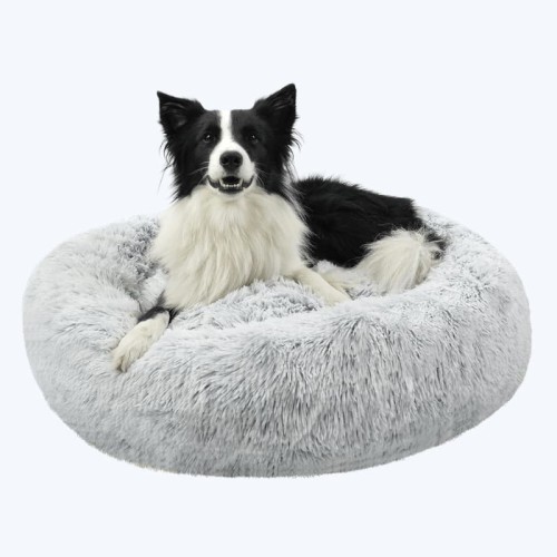 Pluszowe legowisko dla psa Chmurka Szara