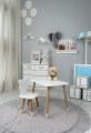Stolik i krzesełko dla dziecka Biały Miś