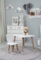 Stolik i krzesełko dla dziecka Biały Miś