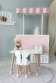 Stolik i krzesełko dla dziecka Biały Motyl