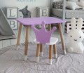 Stolik i krzesełko dla dziecka Fioletowy Korona