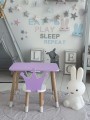 Stolik i krzesełko dla dziecka Fioletowy Korona