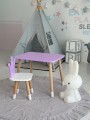 Stolik i krzesełko dla dziecka Fioletowy Korona