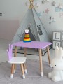 Stolik i krzesełko dla dziecka Fioletowy Korona