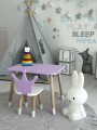 Stolik i krzesełko dla dziecka Fioletowy Korona