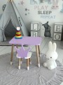 Stolik i krzesełko dla dziecka Fioletowy Korona
