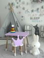 Stolik i krzesełko dla dziecka Fioletowy Korona