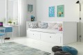 Łóżko 2 osobowe Hermes 200x80 białe