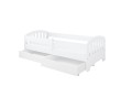 Łóżko dziecięce Classic z szufladą - Białe - dwie szuflady