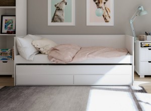 Łóżko dziecięce Homnes  2 osobowe wysuwane 200x90