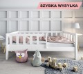 Łóżko z barierkami Blanca Białe