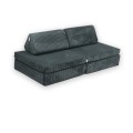 Mini sofa sladzieci montessori sztruks grafit