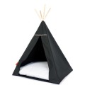 Tipi dla psa i kota legowisko glamour czarne