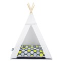 tipi dla psa i kota zielone grochy