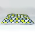 poducha do tipi zielone grochy