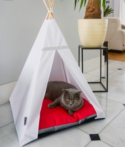 Tipi dla psa i kota - Legowisko Glamour Malina