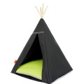 Tipi dla kota i psa legowisko limonka czarne