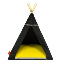 Tipi dla psa i kota czarne glamour zolte