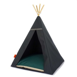 Tipi dla psa i kota - Legowisko Glamour Butelkowa Zieleń