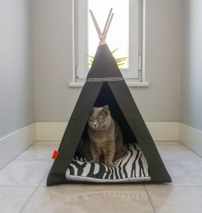 Tipi dla kota psa - Legowisko Glamour Zebra