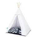 Tipi biale legowisko zebra