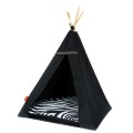 Tipi dla kota psa czarne zebra