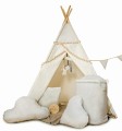 Namiot Tipi Ecru pomponiki
