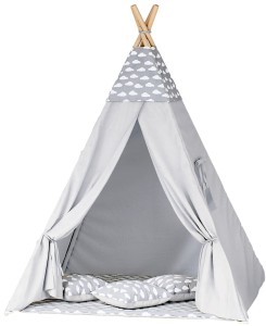 Tipi dla dzieci Chmurki szare szary