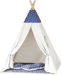 Tipi dla dzieci Gwiazdki granatowe beż