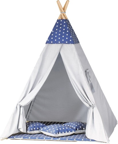 Tipi dla dzieci gwiazdki granatowe szare