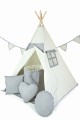 Namiot Tipi ecru szary