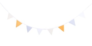 Girlanda Kremowy Obłoczek