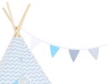 Girlanda Niebianski Zygzak na tipi