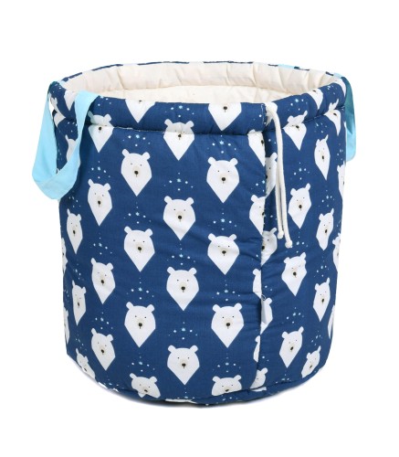 Kosz na zabawki Bialy Mis