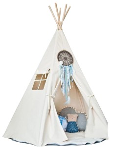 Tipi dla dzieci z okienkiem Beż